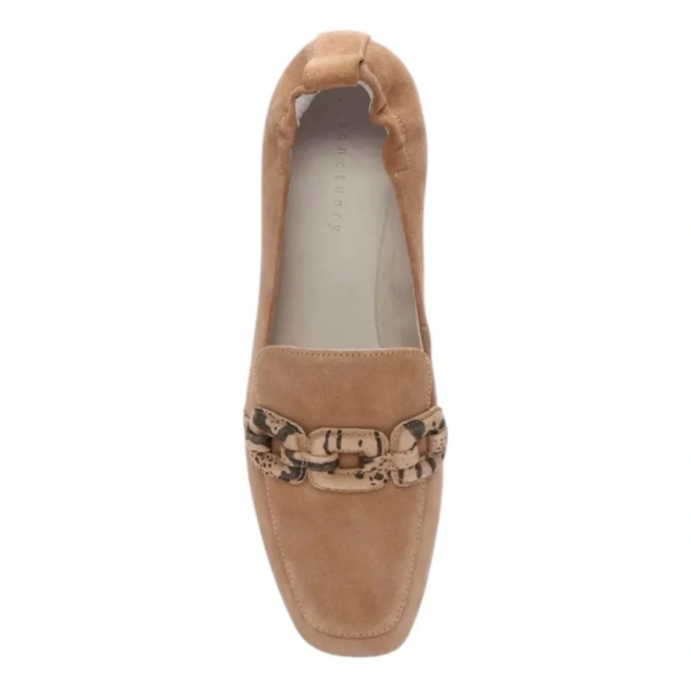 Sanctuary Women's Blast Suede with Memory Foam Walking Loafer Flat Acorn  9 1/2 - Picture 3 of 7